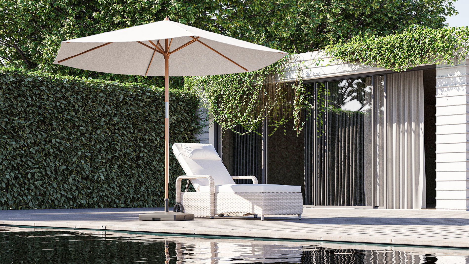 Parasol ogrodowy Dominica