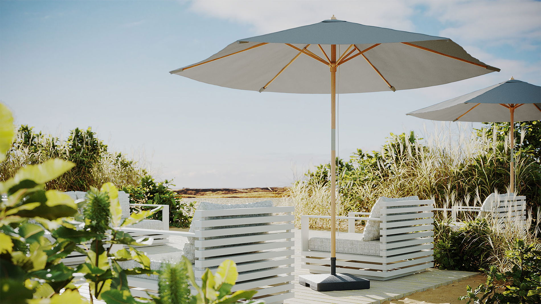 Parasol ogrodowy Dominica