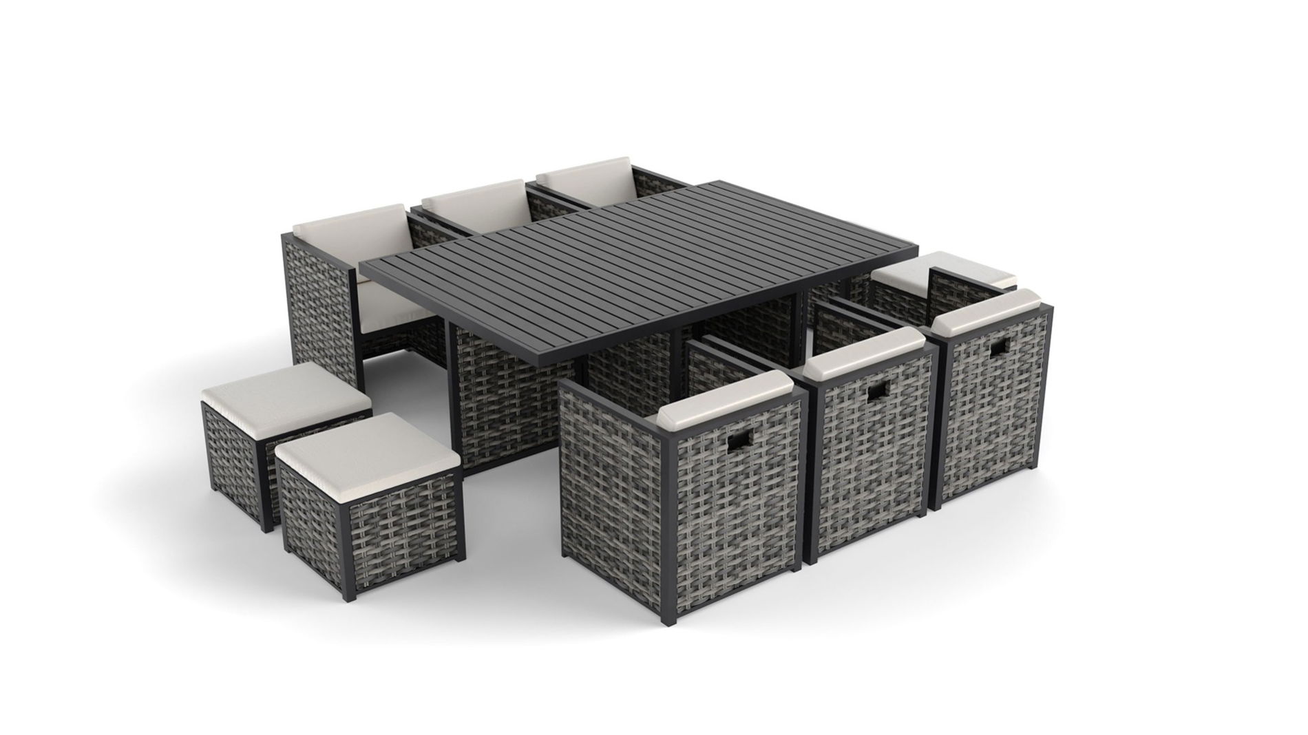 Wymienne panele rattanowe do zestawu Maribella Dining L