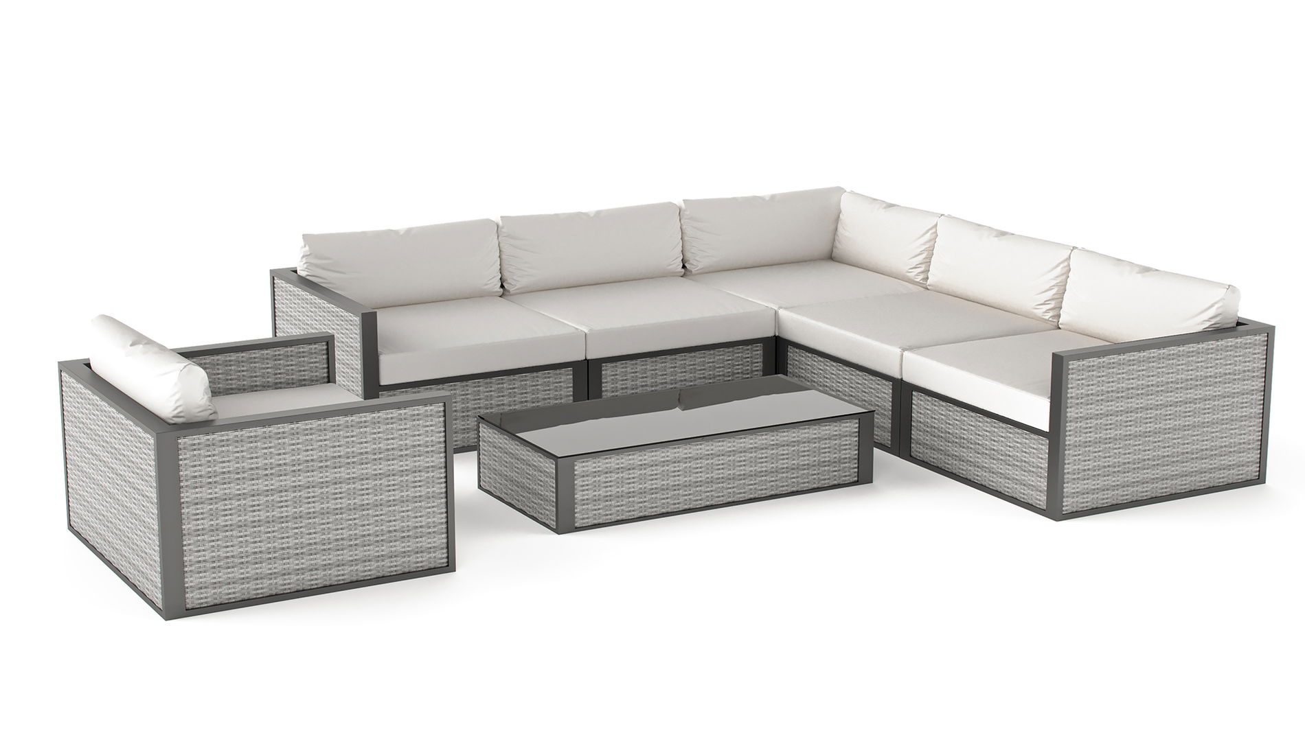 Wymienne panele rattanowe do zestawu Adalia