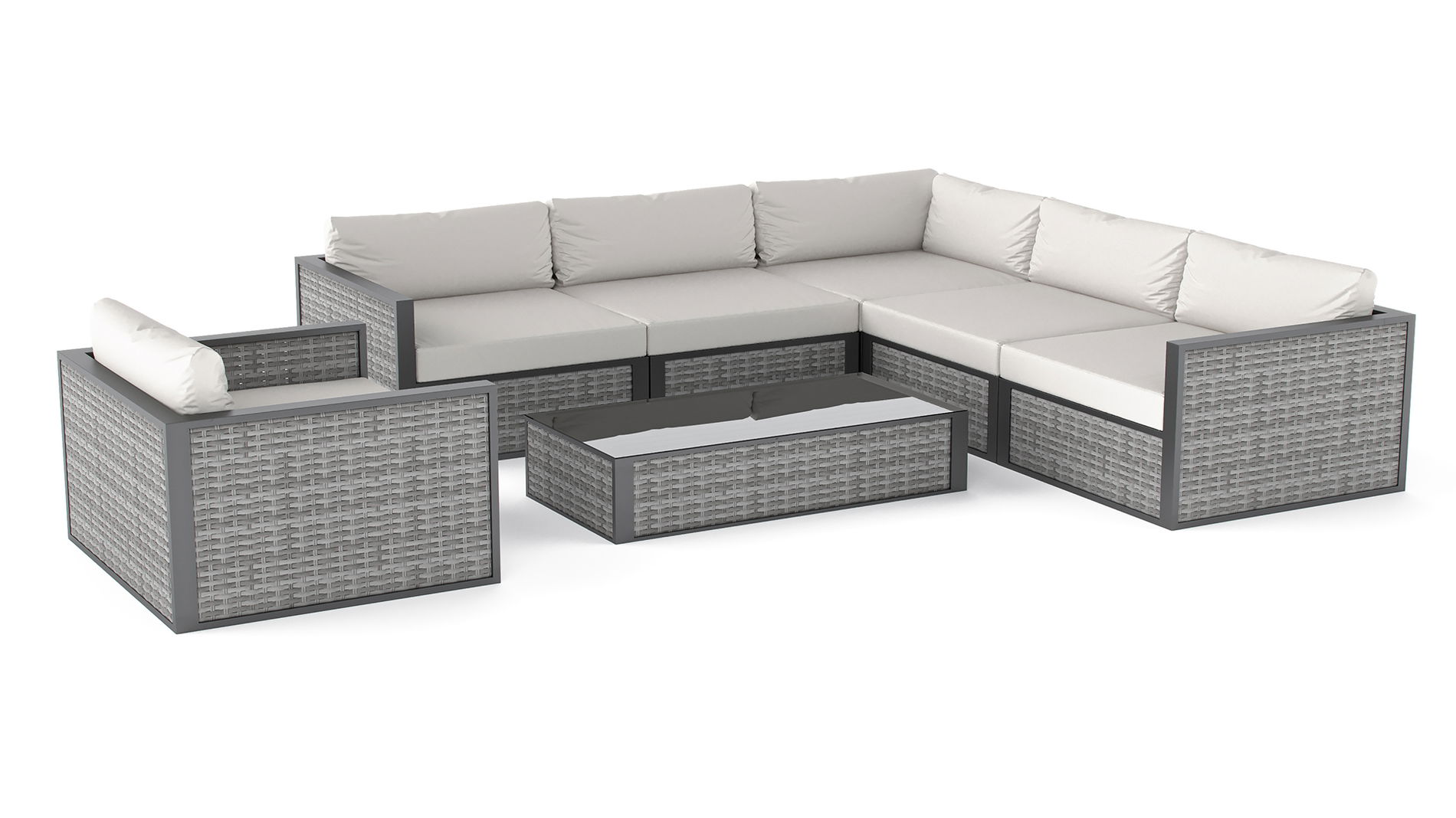 Wymienne panele rattanowe do zestawu Adalia