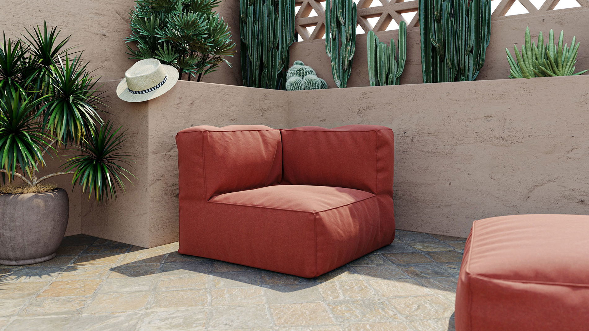 Element narożnikowy Samba  - element sofy modułowej