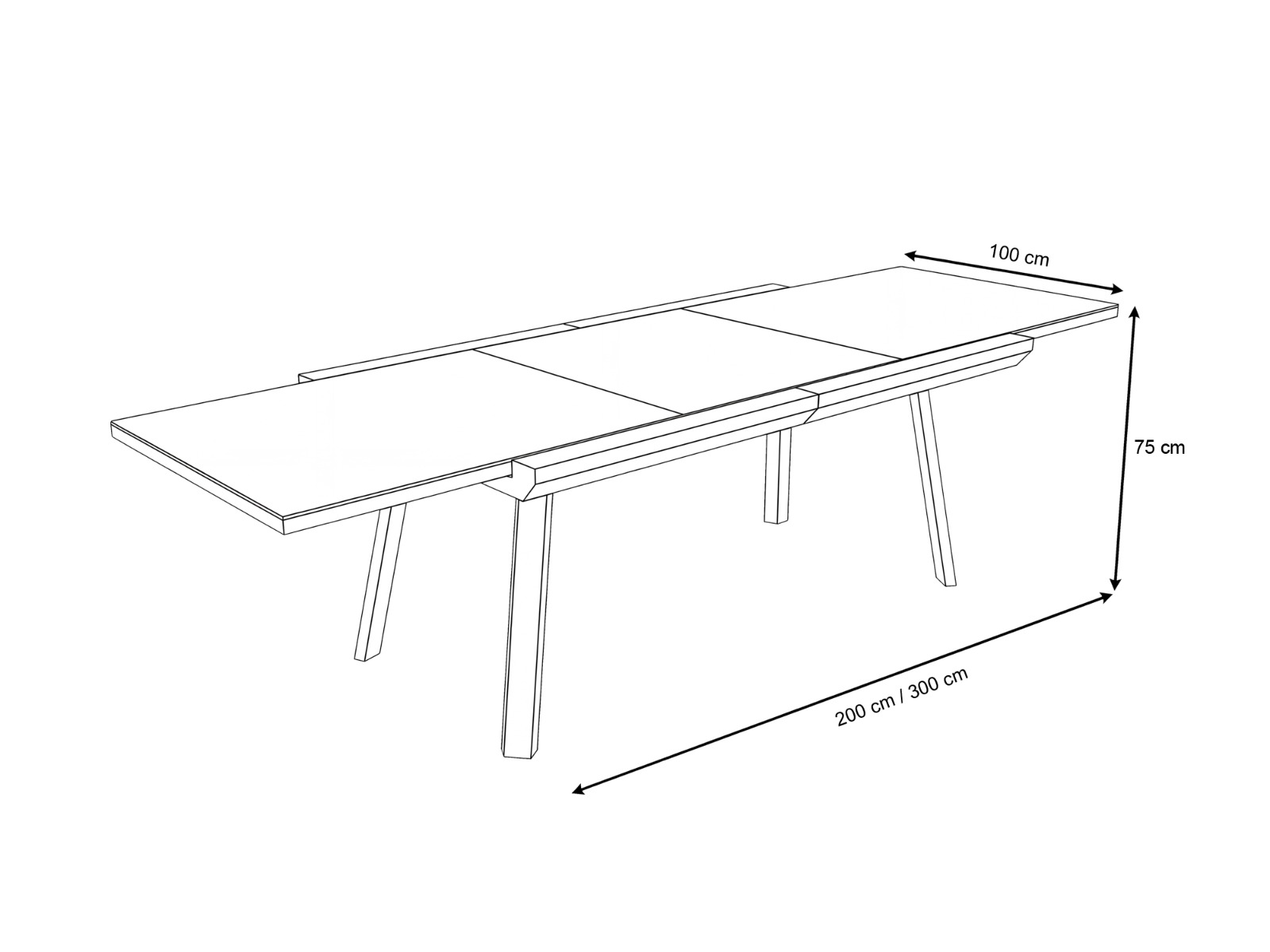 LILO ROZKłADANY STół JADALNY