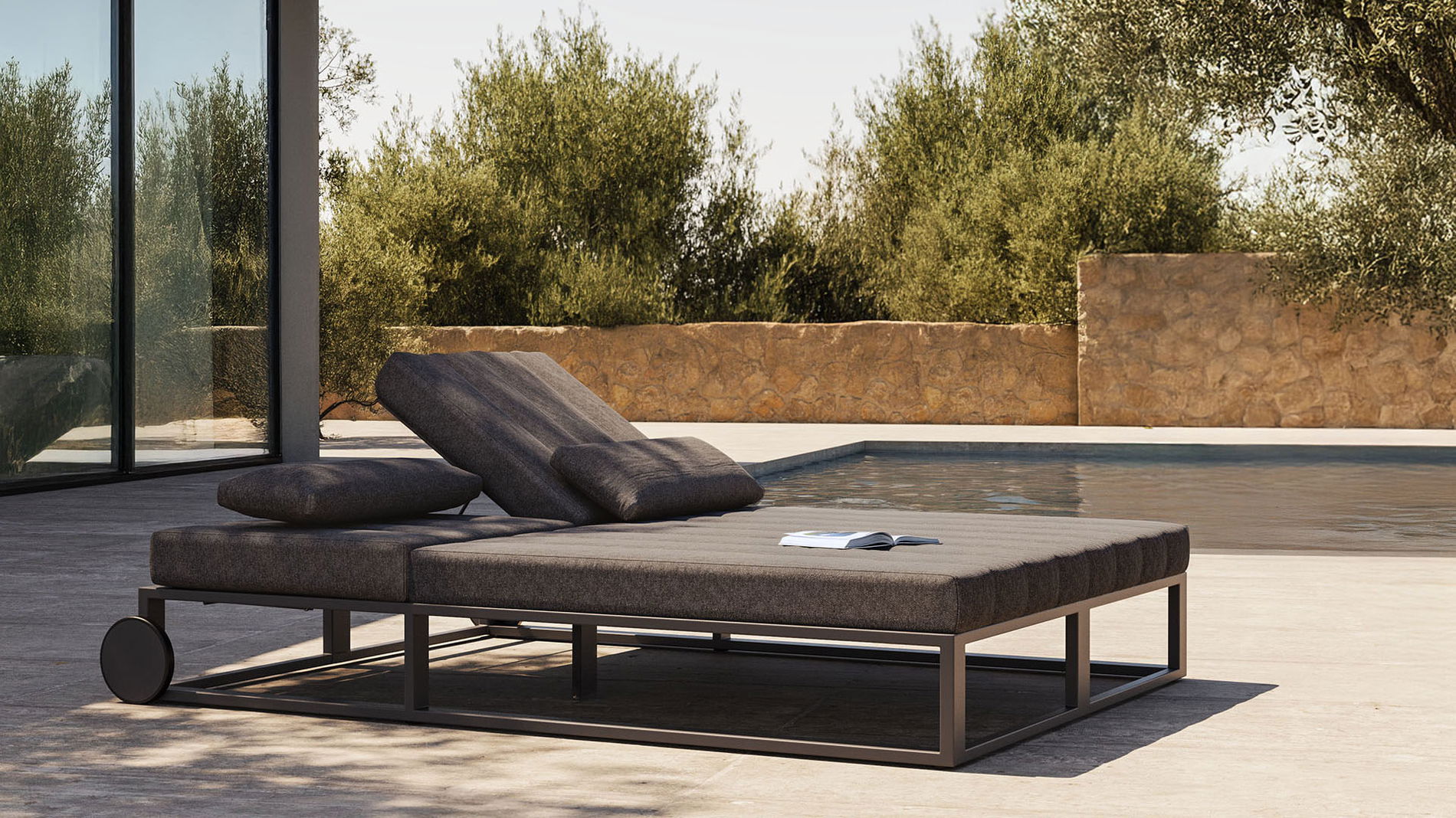 Stripe podwójny leżak