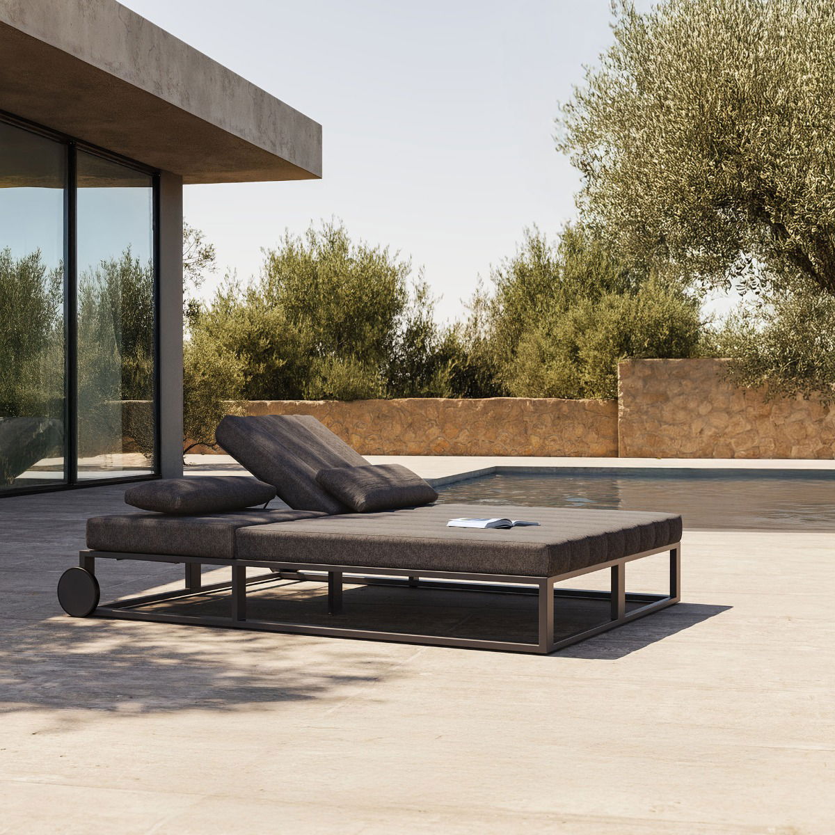 Stripe podwójny leżak