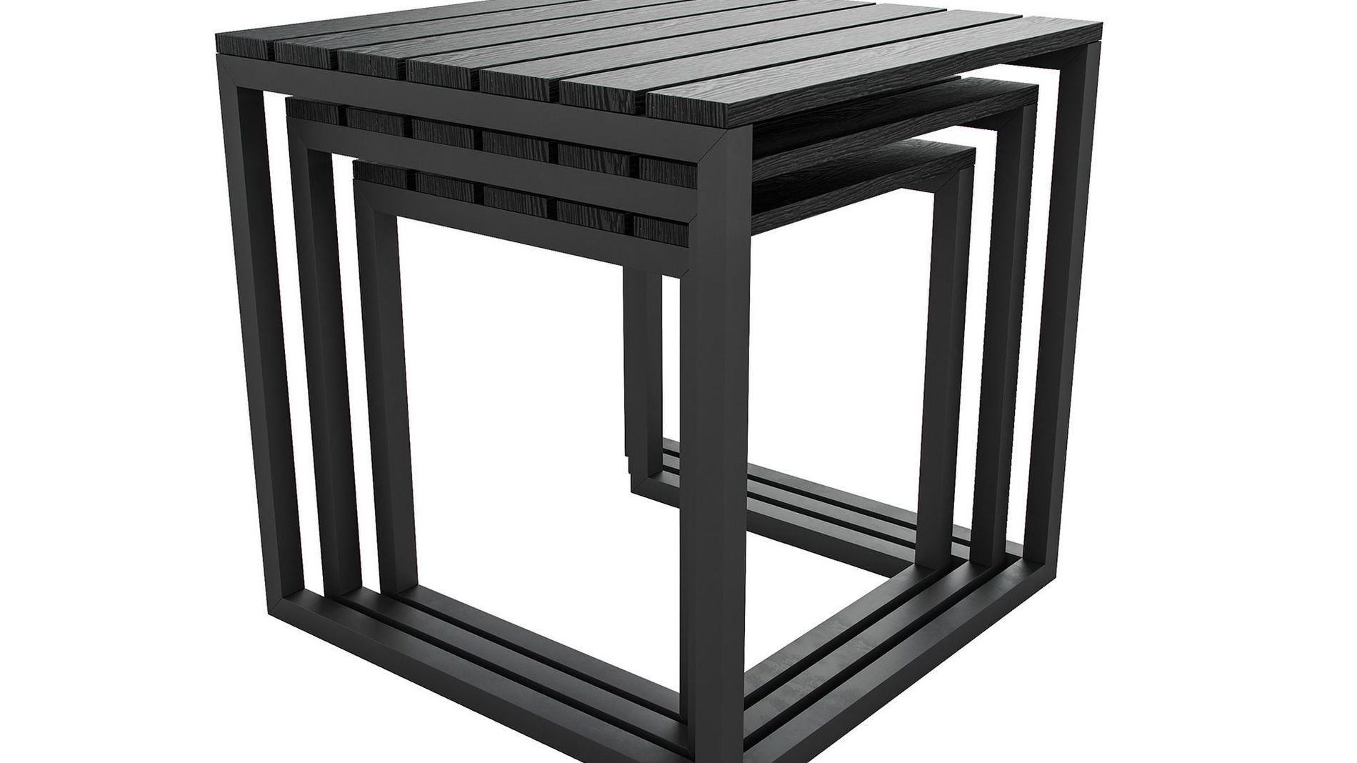 Zestaw 3 stolików Modern