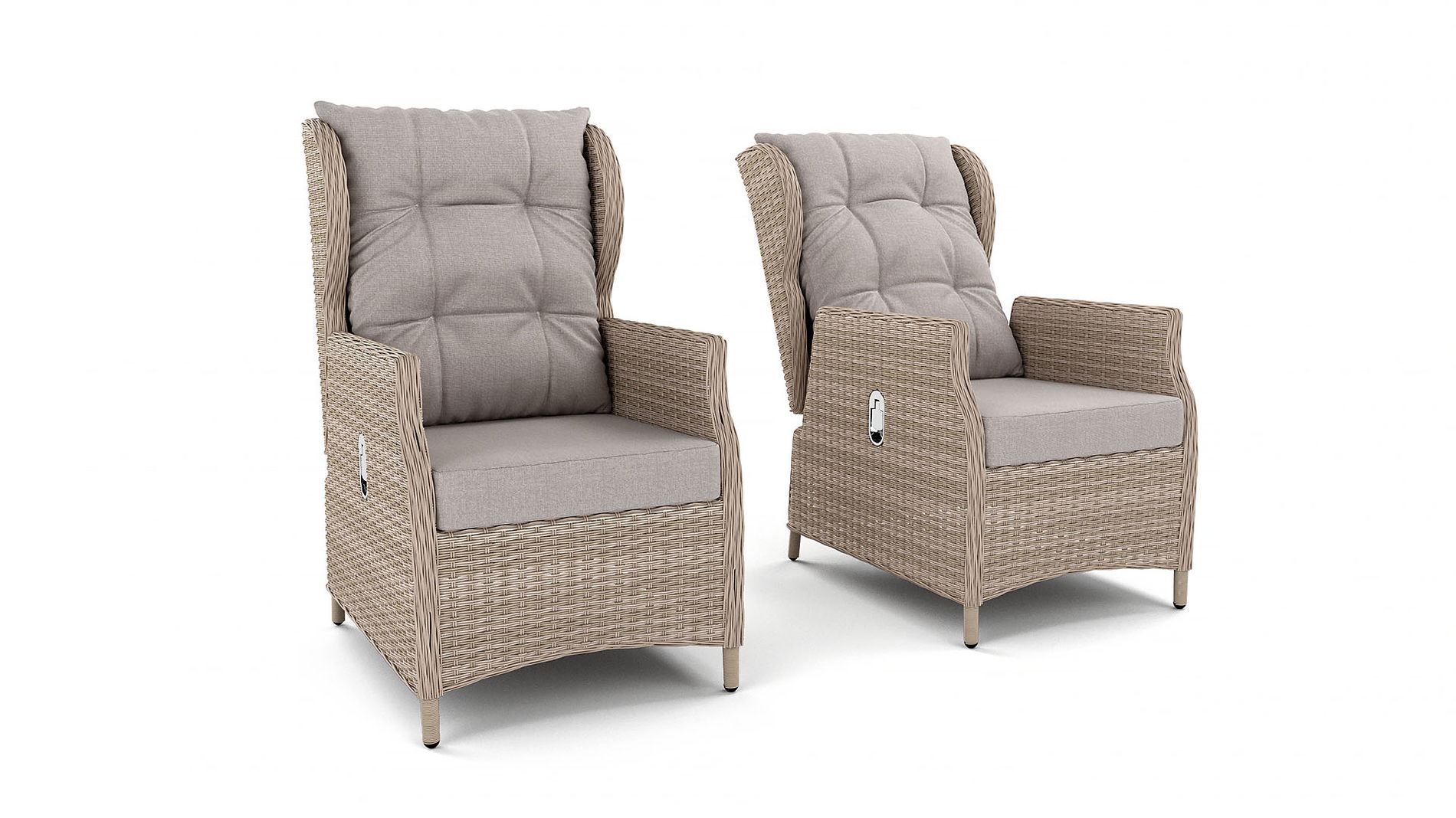 Zestaw 2 foteli Bariya