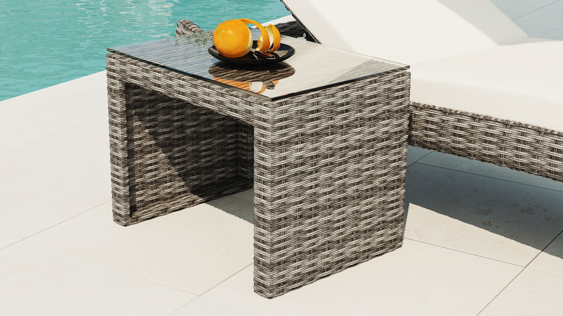 Dwustronny stolik boczny