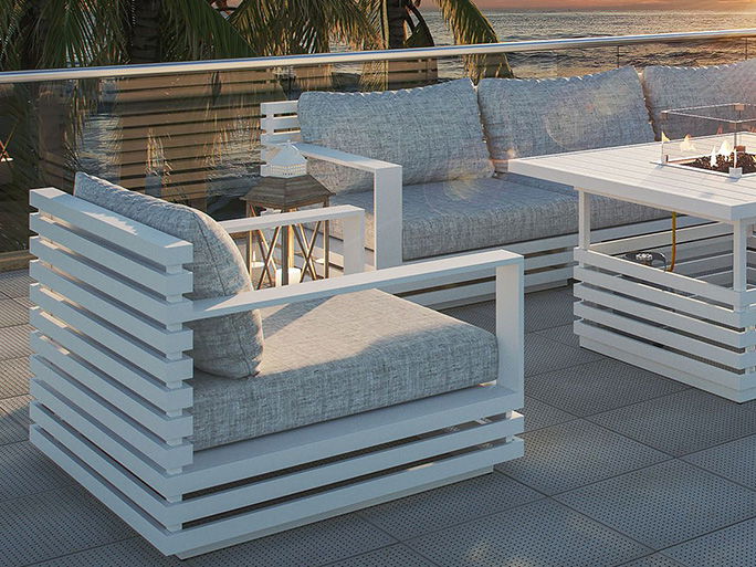 Aluminium biały Detal