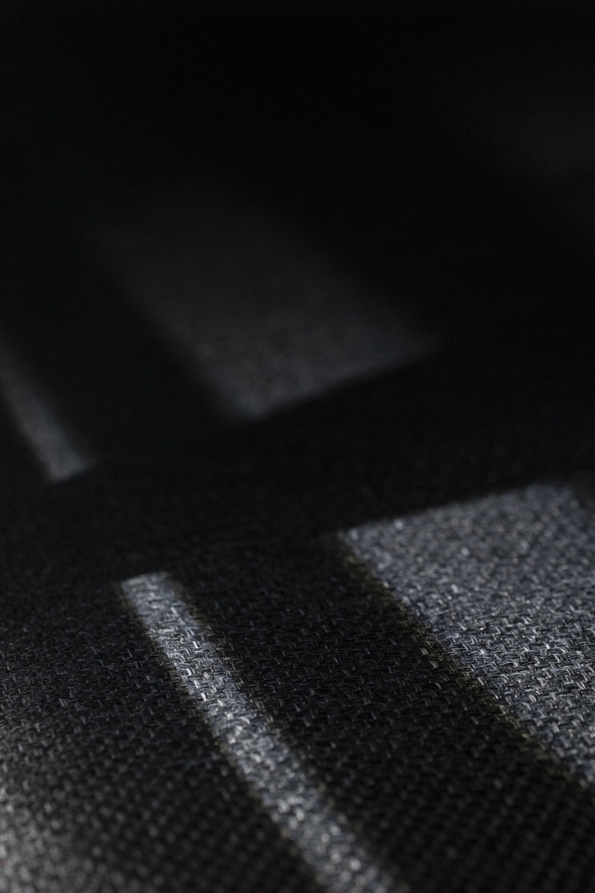 Tkanina stalowoszara Inscenizacja