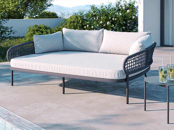 Lina niebiesko-szara Detal