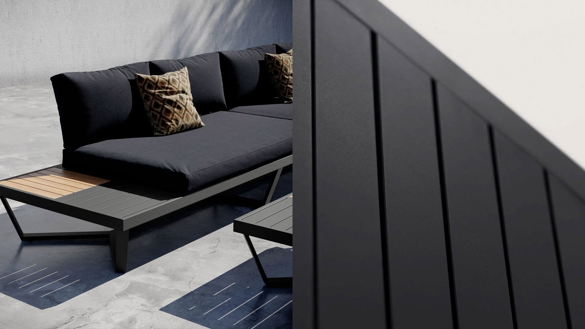 Aluminium imitacja drewna dębowego Inscenizacja