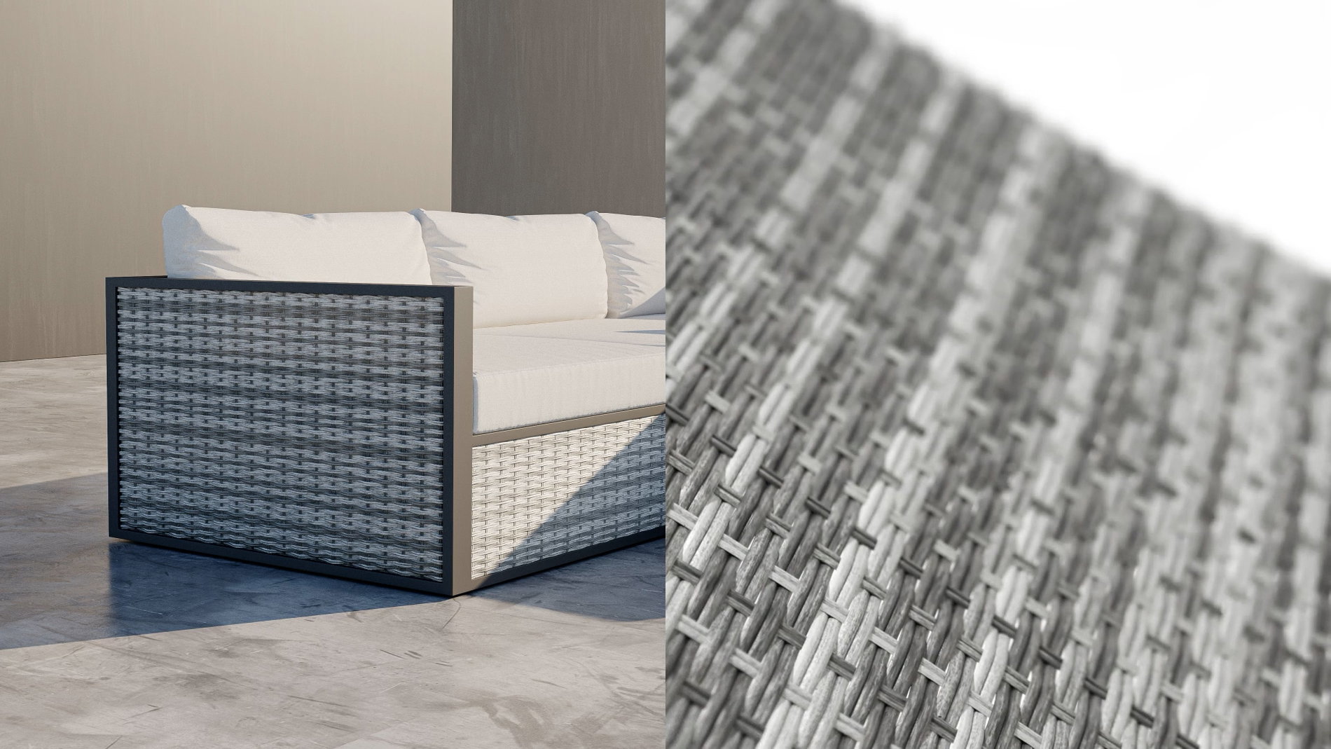 Szary melanż Zbliżenie