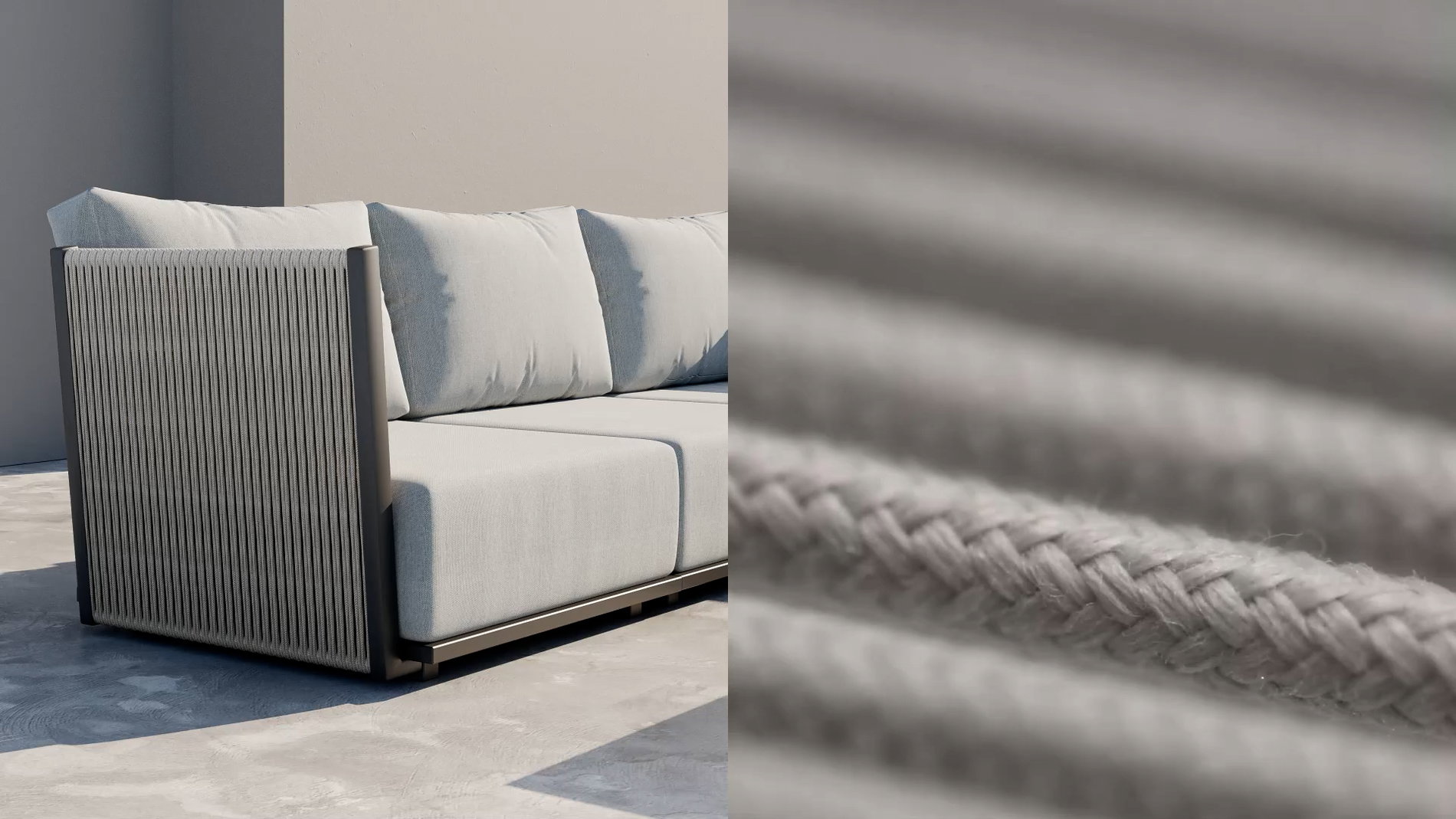 Lina jasnoszara Zbliżenie